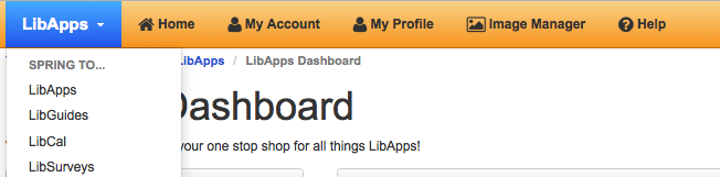 LibApps admin interface
