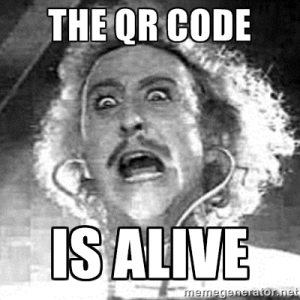 The QR Code Is Alive (Meme)